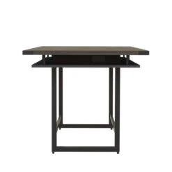 Mirella Rectangular 8' Standing Height Laminate Conference Table -Desk Elegant Shop MRCH8STO Side 18597.1555422561