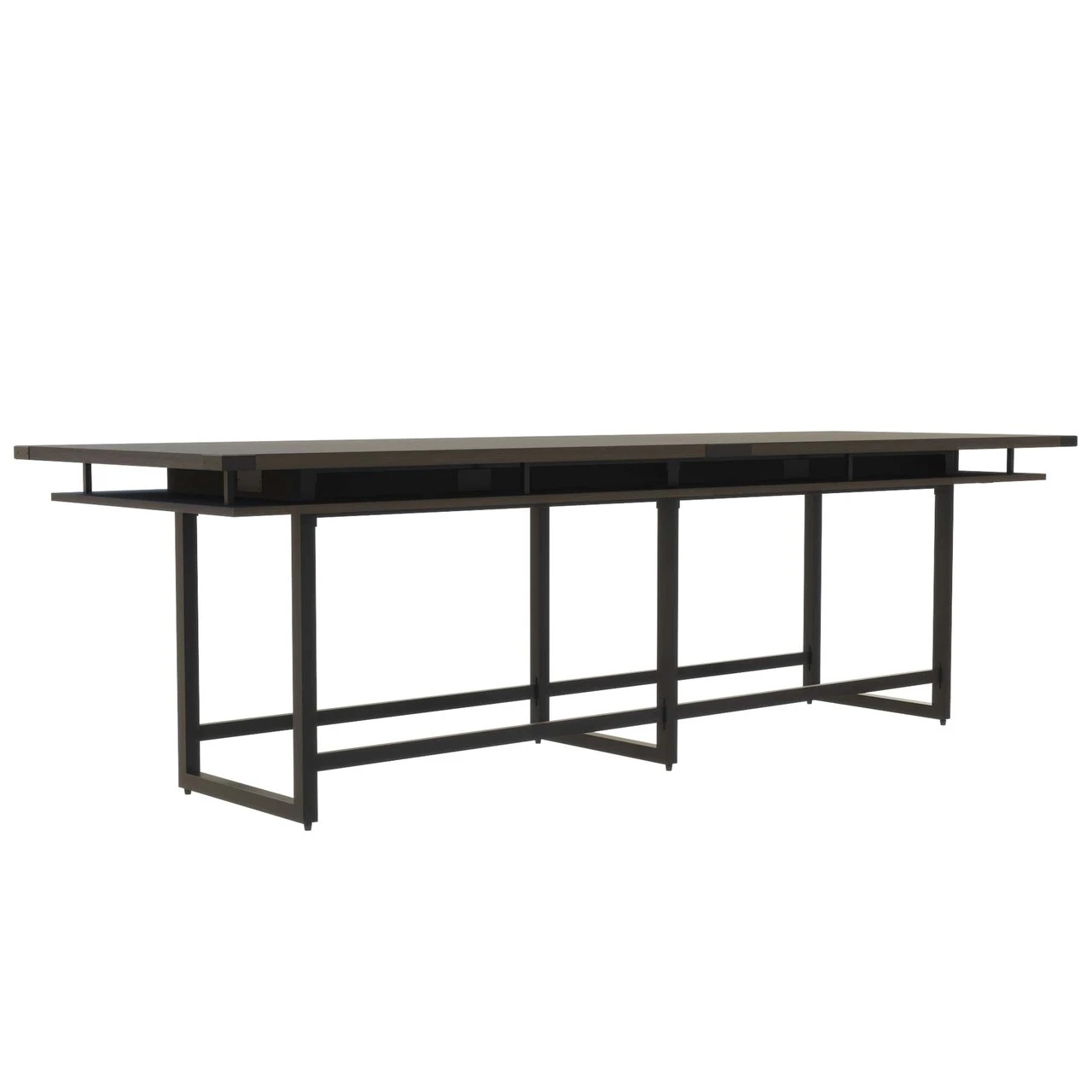 Mirella Rectangular 12' Standing Height Laminate Conference Table 4 Mirella Rectangular 12' Standing Height Laminate Conference Table - Image 2