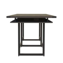 Mirella Rectangular 12' Standing Height Laminate Conference Table 12 Mirella Rectangular 12' Standing Height Laminate Conference Table -Desk Elegant Shop MRH12STO Side 19307.1555426005