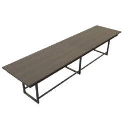 Mirella Rectangular 16' Standing Height Laminate Conference Table -Desk Elegant Shop MRH16STO Top 95338.1555429017