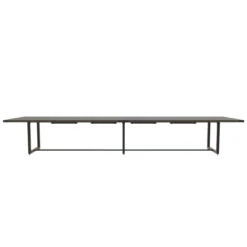 Mirella Rectangular 16' Sitting Height Laminate Conference Table -Desk Elegant Shop MRS16STO Front 00173.1555013657