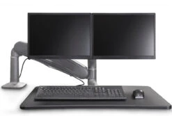 Maestro Sit-Stand By BodyBilt ™ -Desk Elegant Shop Maestro Dual Silver D Title 27747.1556733030