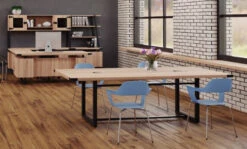 Mirella Rectangular 8' Sitting Height Laminate Conference Table -Desk Elegant Shop Mirella1 80141.1651088251