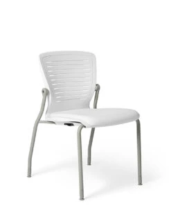 Active Guest Chair -Desk Elegant Shop OM5 AG armless all colors 3qtr Arctic White 32982.1642027377