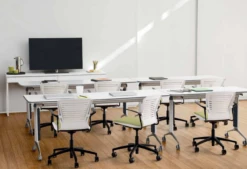 Active Tasker Chair With Upholstered Seat -Desk Elegant Shop OM5ATUP 58147.1642113368