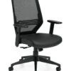 High Back Mesh Task Patterned Black Luxhide Seat -Desk Elegant Shop OTG12112B BL20 Reg 25254.1504811262
