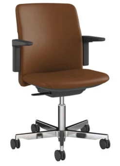 Humanscale Path Eco Tasker -Desk Elegant Shop PathCorvaraSaddletanPolalumBLKADJ 40173.1652980275