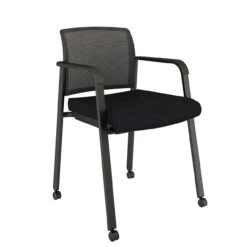 Paxton Mesh Back Guest Chair Quickship -Desk Elegant Shop Paxton4casters 01039.1520620902
