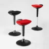 Pendum Sit Stand Stool By BodyBilt ™ -Desk Elegant Shop Pendum 6 Red Black 74330.1666202506