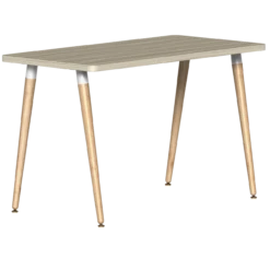 Reya Laminate Desk W/ Bamboo Legs