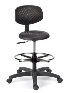 Cramer Rhino Basic Round Lab Stool W/ Back -Desk Elegant Shop RhinoBasic RoundStool MidB1s.max 600x600 47158.1620924763