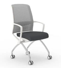 Tizu Training & Nesting Chair -Desk Elegant Shop Situ 45 LG Graphite 84482.1688761242