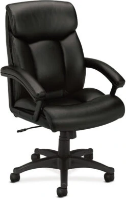 Eco-Leather Executive High-Back W/ Integrated Headrest