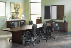 Aberdeen Laminate 10' Boat Surface Conference Table -Desk Elegant Shop Untitled 70597.1435852955