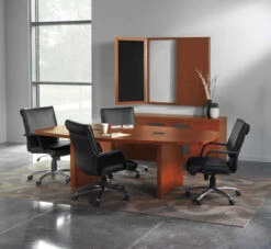 Aberdeen Laminate 6' Boat Shaped Conference Table -Desk Elegant Shop Untitled 83275.1435850252