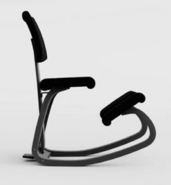Varier Variable Balans PLUS Kneeling Chair -Desk Elegant Shop VariablePLUSblkside2 76472.1674499852