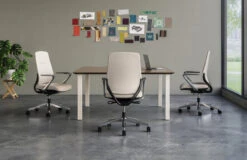 Auburn Conference Chair Quickship -Desk Elegant Shop auburn ivory shown in a conference setting md 76509.1624457134