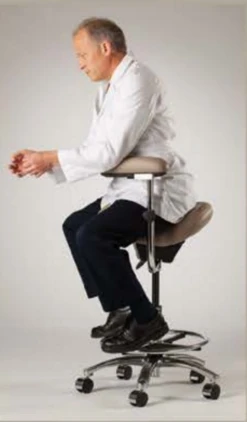 Bambach Classic Plus Ergonomic Saddle Stool With Backrest -Desk Elegant Shop bellybar2 01212.1684941600