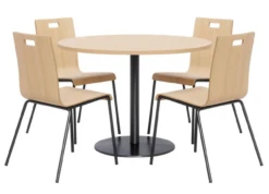 Breakroom Bundle With Jive Stack Chairs And Proof Table