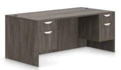 Desk Elegant Shop 34 OTG Double Pedestal 60" Desk
