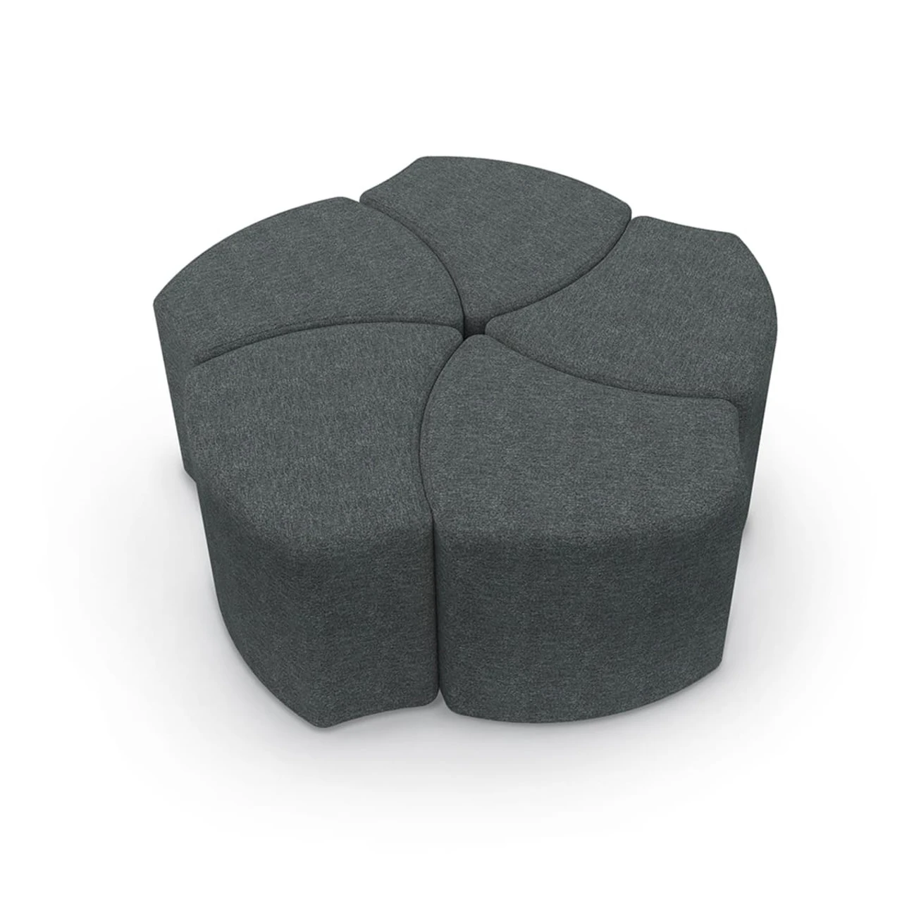 Economy Grey Shapes Stools, Carton Of 5 6 Economy Grey Shapes Stools, Carton Of 5 - Image 4