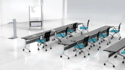 Flip-N-Go™ Training Tables 18"D -Desk Elegant Shop flipngoclassroomstormgraymatrix 21236.1457619231