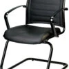Europa Metallic Leather Guest Chair -Desk Elegant Shop guest 77480.1436808073