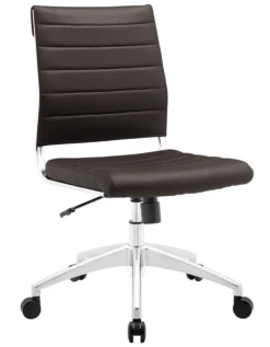 Hally Faux Leather Armless Task Chair