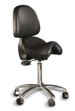 Bambach Classic Plus Ergonomic Saddle Stool With Backrest