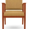 Amherst Wood Guest Chair -Desk Elegant Shop lesro amherst wood guest chair front view 79794.1439497672