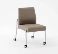 Mystic Guest/Reception Armless Guest Chair -Desk Elegant Shop lesro mystic guest reception armless guest chair with casters 92044.1440160584