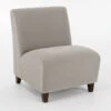 Siena Oversized Armless Guest Chair -Desk Elegant Shop lesro siena oversized armless guest chair 55057.1438703266