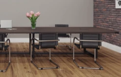 Mirella Rectangular 16' Sitting Height Laminate Conference Table -Desk Elegant Shop mirella conf 46351.1555014563
