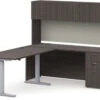 Mod 72"W X 84"D Height-Adjustable Desk With Hutch -Desk Elegant Shop modHA2 43037.1669830381