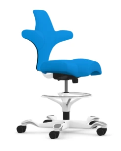 HAG Capisco 8106 Stool Azure / White Frame Open Box -Desk Elegant Shop model image 5 01346.1695929621