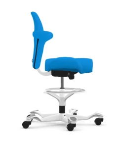 HAG Capisco 8106 Stool Azure / White Frame Open Box -Desk Elegant Shop model image 6 76713.1695929624