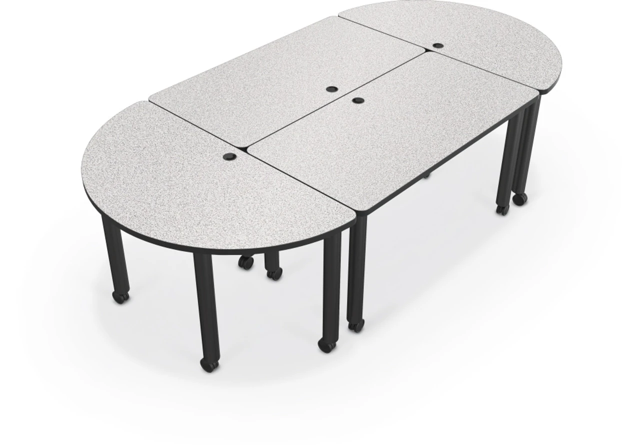 Modular Conference Table With Round Ends 6 Modular Conference Table With Round Ends - Image 4