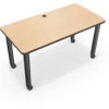 Rectangular Work & Conference Table -Desk Elegant Shop modular conf table rectangle 1 fusion maple 06791.1499877193