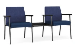 Mystic Guest/Reception Two Chairs With Connecting Center Table -Desk Elegant Shop mysticcnttable 63873.1667594720