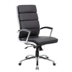 Leatherette Upholstered Executive Chair -Desk Elegant Shop ocusa.B9471 BK 78265.1560182146
