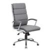 Leatherette Upholstered Executive Chair -Desk Elegant Shop ocusa.B9471 GY 1 60536.1610738235
