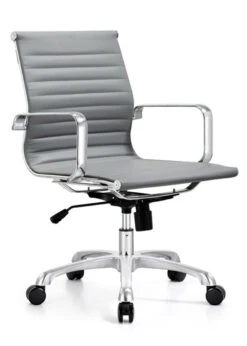 Ribbed Medium Back Management Conference Chair