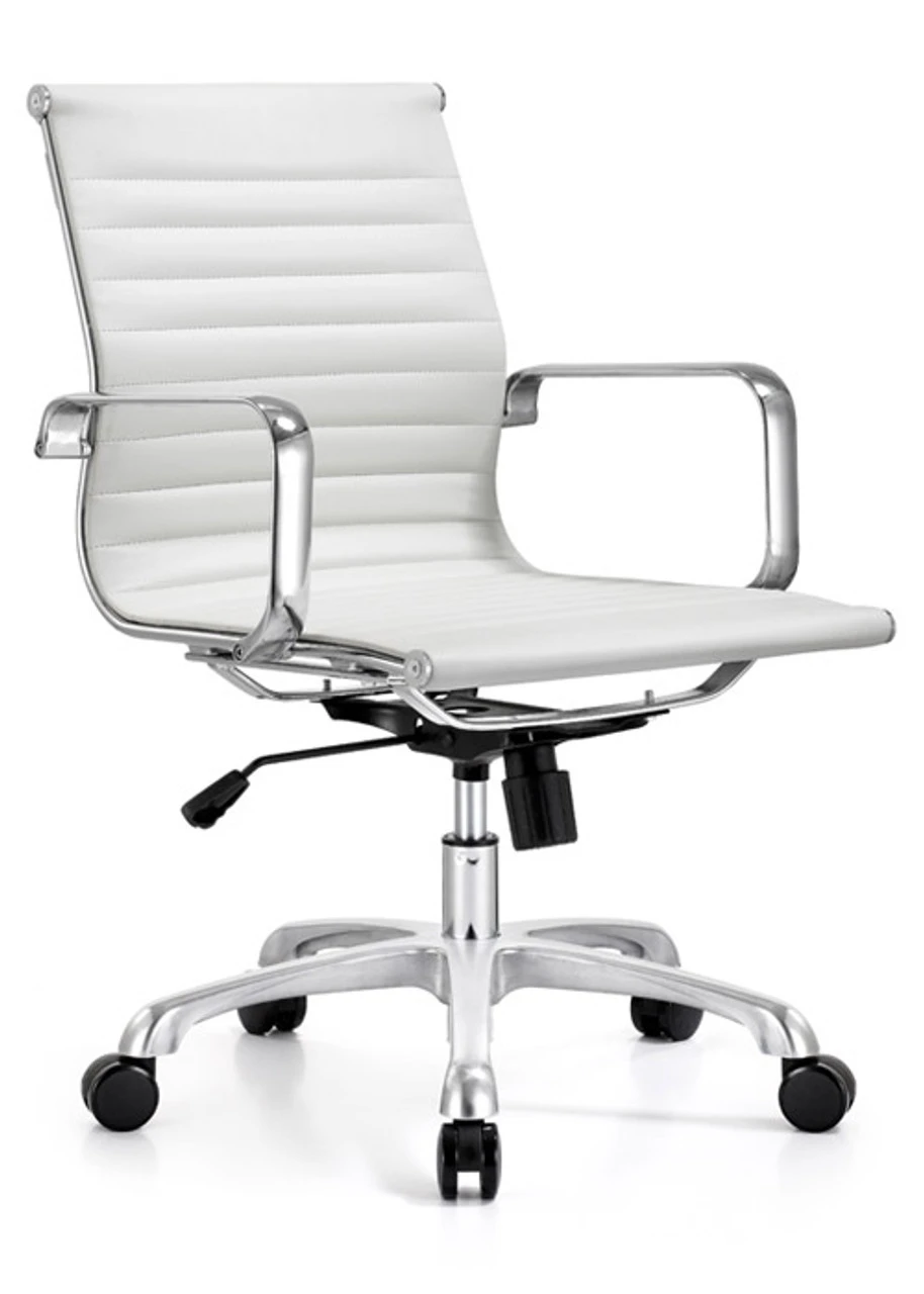 Ribbed Medium Back Management Conference Chair 5 Ribbed Medium Back Management Conference Chair - Image 3