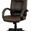 Odyssey Leather High-Back Chair -Desk Elegant Shop odyssey le9406 brown 09981.1523390365