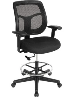 Apollo Mesh Back Drafting Stool