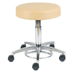 Foot Activated Vinyl Exam Room Stool