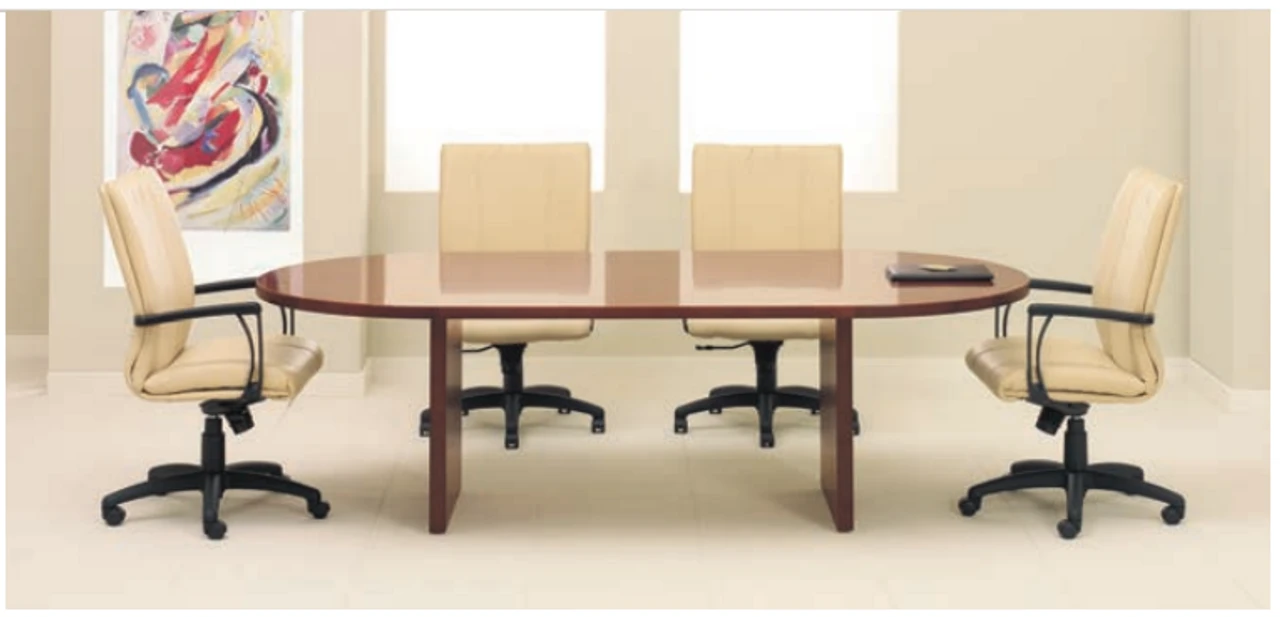 Universal Racetrack Table With Laminate Top And Base 3 Universal Racetrack Table With Laminate Top And Base