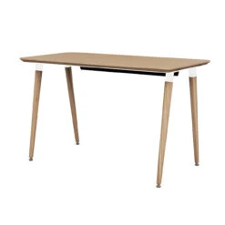 Reya Bamboo Surfaced Desk W/ Matching Legs 12 Reya Bamboo Surfaced Desk W/ Matching Legs -Desk Elegant Shop reyaTapBambooWFH3250 33292.1635280996