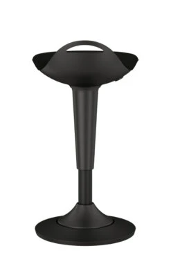 Rutland Perch Sit Stand Stool -Desk Elegant Shop rutland pearch with standard black seat back view md 53211.1540996427