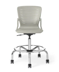 Active Tasker Chair With Upholstered Seat -Desk Elegant Shop spiderbaseOm5tasker 48168.1649770594